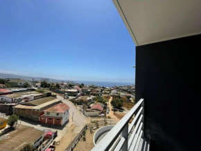 Vista a bahía Valparaíso